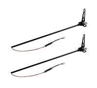 Bumdenuu 2 PièCes Ensemble de Moteur de Queue pour Wltoys XK K110 V977 RC HéLicoptèRe PièCes de Mise à Niveau Accessoires de Rechange