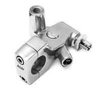 Bumdenuu 25 mm 1" Support de levier d'embrayage de moto pour Shadow 600 VT750 Alliage d'aluminium argenté