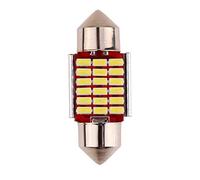 Bumdenuu 2Pcs C5W C10W 31Mm 3014 18Smd Ampoule Interieur De Voiture Canbus LED De Feston Lampe De Plaque D'Immatriculation 12V