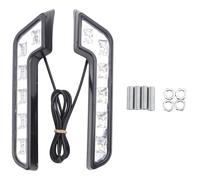 Bumdenuu 2X 12V Super Lumineux DRL LED Feux de Jour pour Voitures Auto éTanche LED Feux de Conduite Antibrouillard Voiture Style