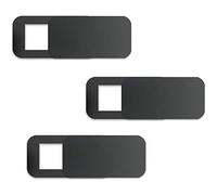 Bumdenuu 3 Pcs Ordinateur Tablette CaméRa Anti-Peeping Confidentialité Diapositive Couverture Webcam Couverture Ordinateur Portable CaméRa Couverture Coulissante Noir