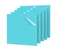 Bumdenuu 5 PièCes SéRies Tapis de DéCoupe PoignéE pour One// Air2 & 3/Maker & Maker 3, Tapis de DéCoupe Matelassé 12X12 Pouces-Bleu