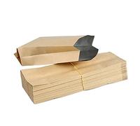 Bumdenuu 50Pcs Pochette Sac en Papier Kraft Vintage Petites Papier Kraft pour Impermeable Enveloppe Cadeaux Bonbons The Parfume 10.5cmx5cmx2cm