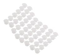 Bumdenuu 8 Bandes/48 Pots 3Ml Bandes de Peinture Vides Pots de Tasse de Peinture en Plastique pour Salles de Classe éColes Peinture Arts Artisanat Fournitures