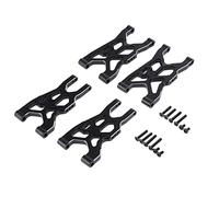 Bumdenuu Bras de suspension avant et arrière en métal pour arme 1/8 infraction/3S RC pièces de rechange pour voiture, noir
