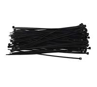 Bumdenuu Câble/Zip Ties Couleur : Noir Taille : 140 mm x 2,5 mm 100 pcs
