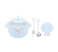 Bumdenuu Couverts pour en acier inoxydable - Motif dessin animé mignon - Bol isotherme pour enfant