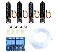 Bumdenuu Kit d'arrosage automatique DIY auto-arrosage jardin serre pompe à eau sol capteur d'humidité module de relais