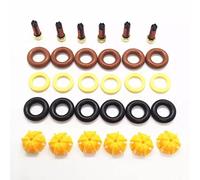 Bumdenuu Kit de RéParation D'Injecteur de Carburant pour BMW E30 325I M60 V8 Injection de Valve à TéTine 0280150415 0280150778 13641466396 13641734776