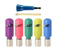 Bumdenuu Kit d'outils pour dénuder et tordre les câbles avec 6 tailles, outil pour tordre les câbles pour perceuse, pince à dénuder pour perceuse, puissance