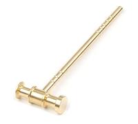 Bumdenuu Marteau Solide en Laiton de Haute Qualité L150Mm Bricolage pour Marteau Manuel Horloge de RéParation Marteau en Cuir Marteau PièCes D'Outils à Main