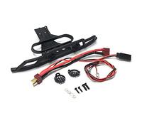 Bumdenuu Pare chocs Avant avec LED Lumière pour Wltoys 144001 144010 124016 124017 124018 124019 RC Auto Mises à jour Pièces de Décoration