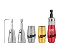 Bumdenuu Pince à dénuder pour perceuse, outil pour dénuder et tordre les câbles, outil d'électricien Twister pour dénuder les câbles de perçage rapide