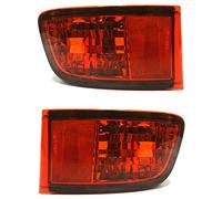 Bumdenuu pour Toyota Land Cruiser Prado 120 Feu ArrièRe 2002-2009 Pare-Chocs ArrièRe RéFlecteurs LumièRes Aucune Ampoule Feu ArrièRe Feu ArrièRe Coque