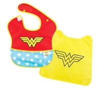 Bumkins DC Comics Super Bavoir avec cape, Wonder Woman, 6-24 mois Bumkins