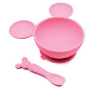 Bumkins Minnie Mouse premiers repas Ensemble, Rose