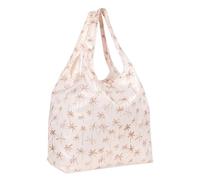 Bumkins Sac fourre-tout réutilisable pour femme, grand style bohème avec poignées, pliable et lavable, bretelles confortables pour le marché, les courses, les courses, tissu léger, palmiers, Palmiers