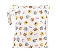 Bumkins Sac imperméable réutilisable avec Fermeture éclair, Winnie and Friends, Wet Bag, Sac Humide