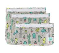 Bumkins - Sacs de voyage à devant transparent (3 paquet) - Cacti