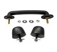 Bump Bump Bump and Hood Loop Ensemble de boucles pour pare-brise, compatible avec Jeep Wrangler Jk de 2007 à 2018, accessoire de protection extérieure noir