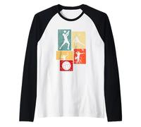 Bump Set Spike Repeat Chemises de volleyball pour filles, femmes, garçons Manche Raglan