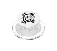 Bump Set Spike Volleyball Citation pour Joueur de Volleyball PopSockets PopGrip pour MagSafe