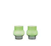 Bump Short Set de 2 verres Green