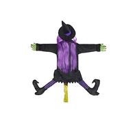 Bump The Witch Into The Tree For Halloween Decorations Crashed Witch Accessories For Outdoor Halloween Decor Tree Porch Party Supplies Pearl String Beads Garland Beads Garland Beads (A, Taille unique)