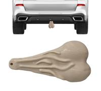Bumper Balls Bull Nuts - Funny Trailer Hitch Cover for Vehicle Exterior | Robust Gag Prank Design Adds Humor Perfect for Men Him Family Friends Car Truck SUV Use, 16.5x8.6x4.1cm