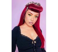 Bumper bangs pack - vintage 40s 50s fringe roll: Lena cherry red #39