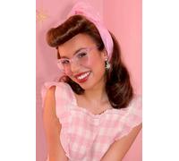 Bumper bangs pack - vintage 40s 50s fringe roll: Lena light chocolate brown #12