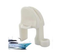 Bumper Clips for Boats Multifunctional Adjustable Nylon Bumper Holders Rail Clamps for Marine Pontoon White