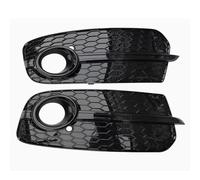 Bumper Fog Light Grill for Q5 2013-2016 Pair Front Fog Light Cover Grille Honeycomb Grill Glossy Black Car Accessories