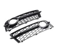 Bumper Fog Light Grill for TT for 8J 2006-2014 Front Fog Light Grille Cover 1pair Front Grille Style Glossy Car Accessories