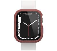 Bumper OtterBox Eclipse avec Protecteur d'écran intégré pour Apple Watch Series 9/8/7-41mm, Verre trempé, Antichoc, Anti-Chute, Coque de Protection, élégant pour Apple Watch, Rose/Rouge