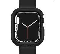 Bumper OtterBox Eclipse avec Protecteur d'écran intégré pour Apple Watch Series 9/8/7-45mm, Verre trempé, Antichoc, Anti-Chute, Coque de Protection, élégant pour Apple Watch, Noir