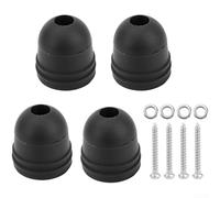 Bumper pour porte RV Caoutchouc Fixation Bumper pour porte RV(4PCS) | Caoutchouc , absorbe les chocs, protège la pour porte, installation pour facile, finition noire mate