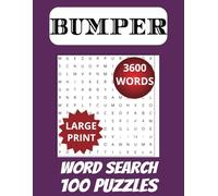 Bumper Word Search Puzzle Book: 100 Pages 3600 Words To Find Large Print One Puzzle Per Page Complete With Answers At The Rear.