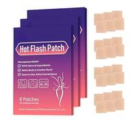 BumpGlow Lot de 24 patchs thérapeutiques naturels pour soulager la ménopause et les nuits reposantes - Soulage les bouffées de chaleur, la sécheresse, la transpiration excessive - Soutien de la