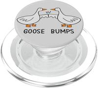 Bumps d'oie, Jeu de Mots drôles d'oie, Deux Amis des oies frappant Le Poing PopSockets PopGrip pour MagSafe
