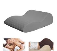 Bumpy Cuddles Pillow - 45° Angle Perfect Position, Bumpy Cuddles Wedge Pillow, Fits Up to Size 22, Waterproof Lining, Machine Washable Ergonomic Posture Designed Specifically for G (Heather Gray)