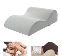 Bumpy Cuddles Pillow - 45° Angle Perfect Position, Bumpy Cuddles Wedge Pillow, Fits Up to Size 22, Waterproof Lining, Machine Washable Ergonomic Posture Designed Specifically for G (Light Gray)