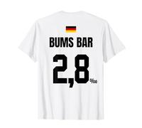Bums Bar Bumbar Maillot de football absorbant X Malle Party Allemagne T-Shirt