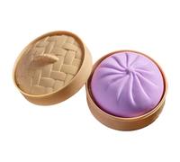 Bun Bao Jouet sensoriel avec cuiseur vapeur pour adultes et enfants Violet