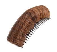 Bun de cheveux invisible blonde_ coussinets à cheveux moelleux | Outil d'insertion de style | Fibre à mailles souples | Booster en volume léger | Prise en charge du de lifting naturel | Access