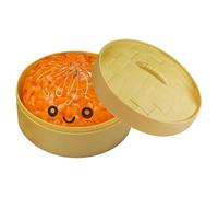 Bun Table Ornament, Acrylic Statue Decor, Bubble Bead Figurine, Novelty Desk Sculpture, for Home Office Desk Living Room Bedroom Study Bookshelf Use Artistic Interior Decoration Cute Modern Display