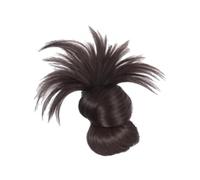 Bun Wig, Claw Clip Hairpiece, Messy Faux Updo, Lightweight Synthetic Extension, Natural-Looking Volume Boost, Ideal for Travel, Styling, Casual or Formal Events, Random Color
