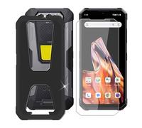 BUNAL Coque pour Fossibot F106 Pro (6.58") + Protecteur d'écran, Case Résistant Aux Chutes et Aux Chocs Housse en TPU Protection Étui pour Fossibot F106 Pro - Noir