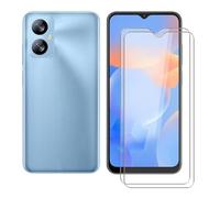 BUNAL pour Blackview A52 Pro (6.50") Protecteur D'écran, Verre Trempé(2 Pièces) HD Résistant Aux Rayures de Protection Anti-Rayures Protection Film