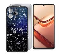 BUNALFaa Coque pour Doogee Note 58 Pro (6.75"), Étui Anti-Collision en Silicone Souple Housse Anti-Rayures en TPU Cover pour Doogee Note 58 Pro - Nuit étoilée